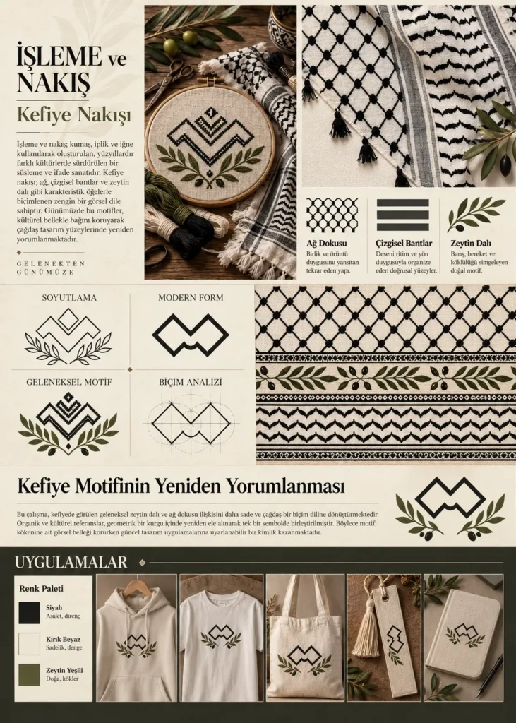 İşleme ve Nakış — Kefiye Nakışı