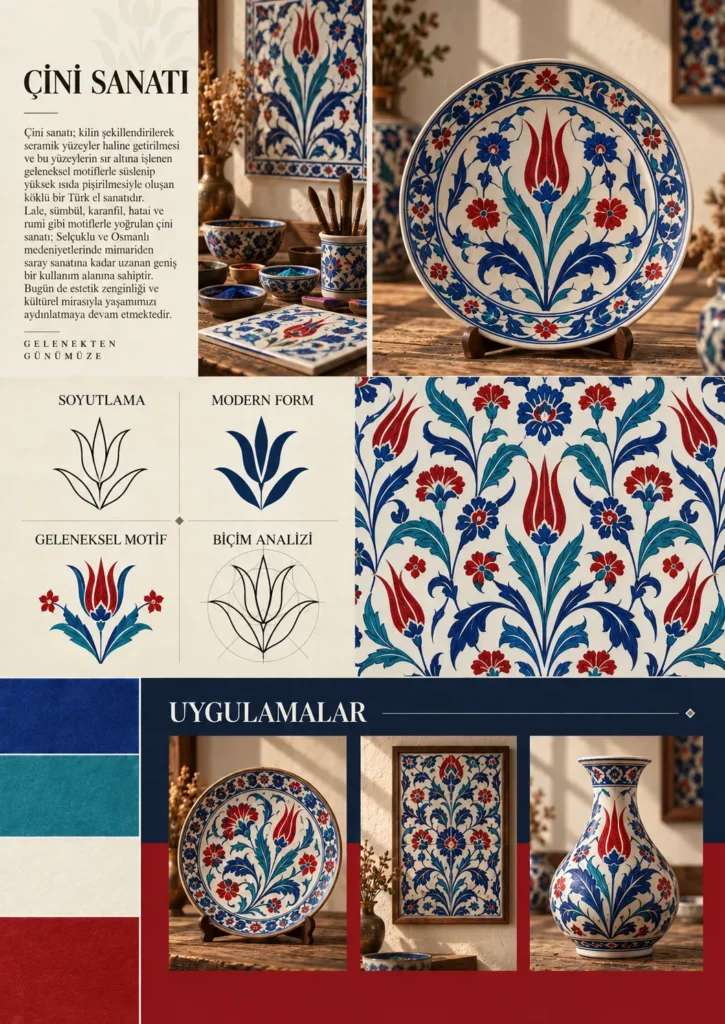 Çini Sanatı — Motif ve Uygulamalar