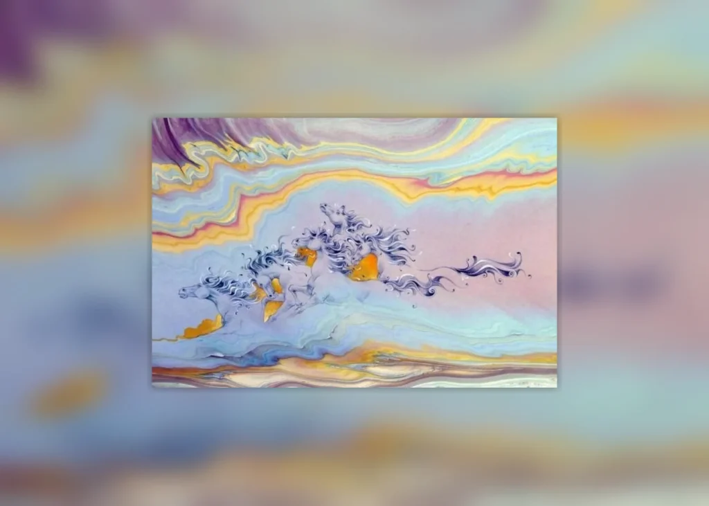 Ebru Kompozisyonu VIII