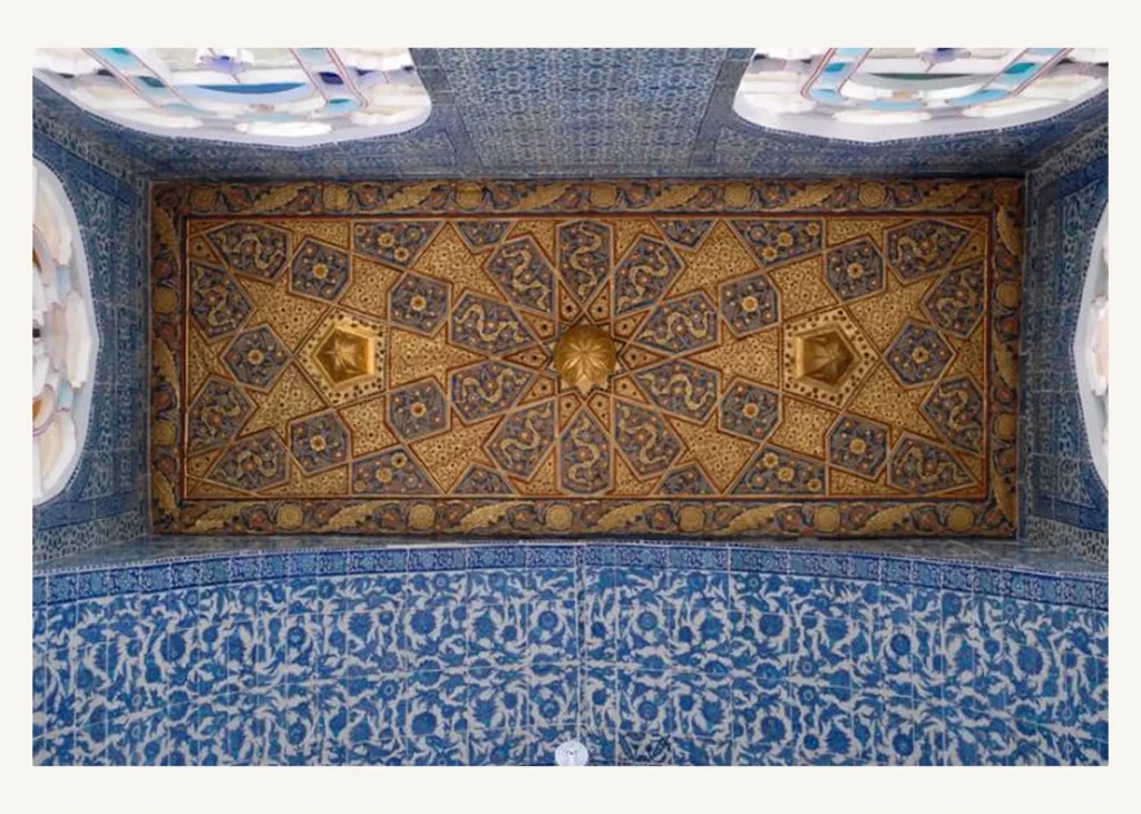Ahşap Tavan Kalemişi Kompozisyonu